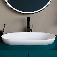 Salini Marea 01 S-Stone Раковина полувстраиваемая 64,5х38,7х16h, цвет белый матовый 1802201M