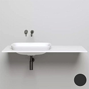 Salini Marea 02 S-Stone Раковина полувстраиваемая 59,8х39,8х16h, черный мат., RAL 1802202MF