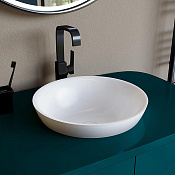 Salini Marea 03 S-Stone Раковина полувстраиваемая 41,5х41,5х16h, цвет белый матовый 1802203M