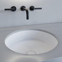 Salini Marea 04 S-Stone Раковина встраиваемая снизу 42х42 см, цвет: белый матовый 1802204M