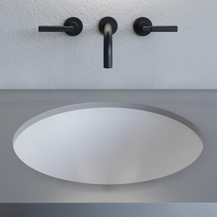 Salini Marea 05 S-Stone Раковина встраиваемая снизу 42х42 см, цвет белый матовый 1802205M