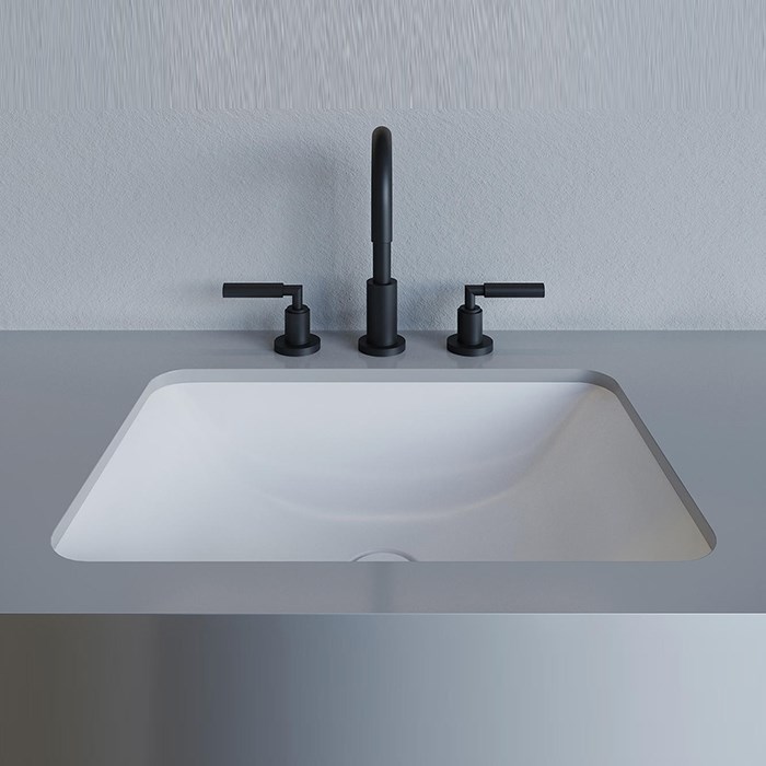 Salini Marea 06 S-Stone Раковина встраиваемая снизу 55х40 см, цвет белый матовый 1802206M