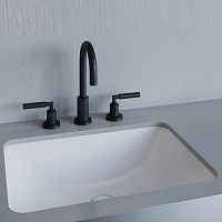 Salini Marea 06 S-Stone Раковина встраиваемая снизу 55х40 см, цвет белый матовый 1802206M