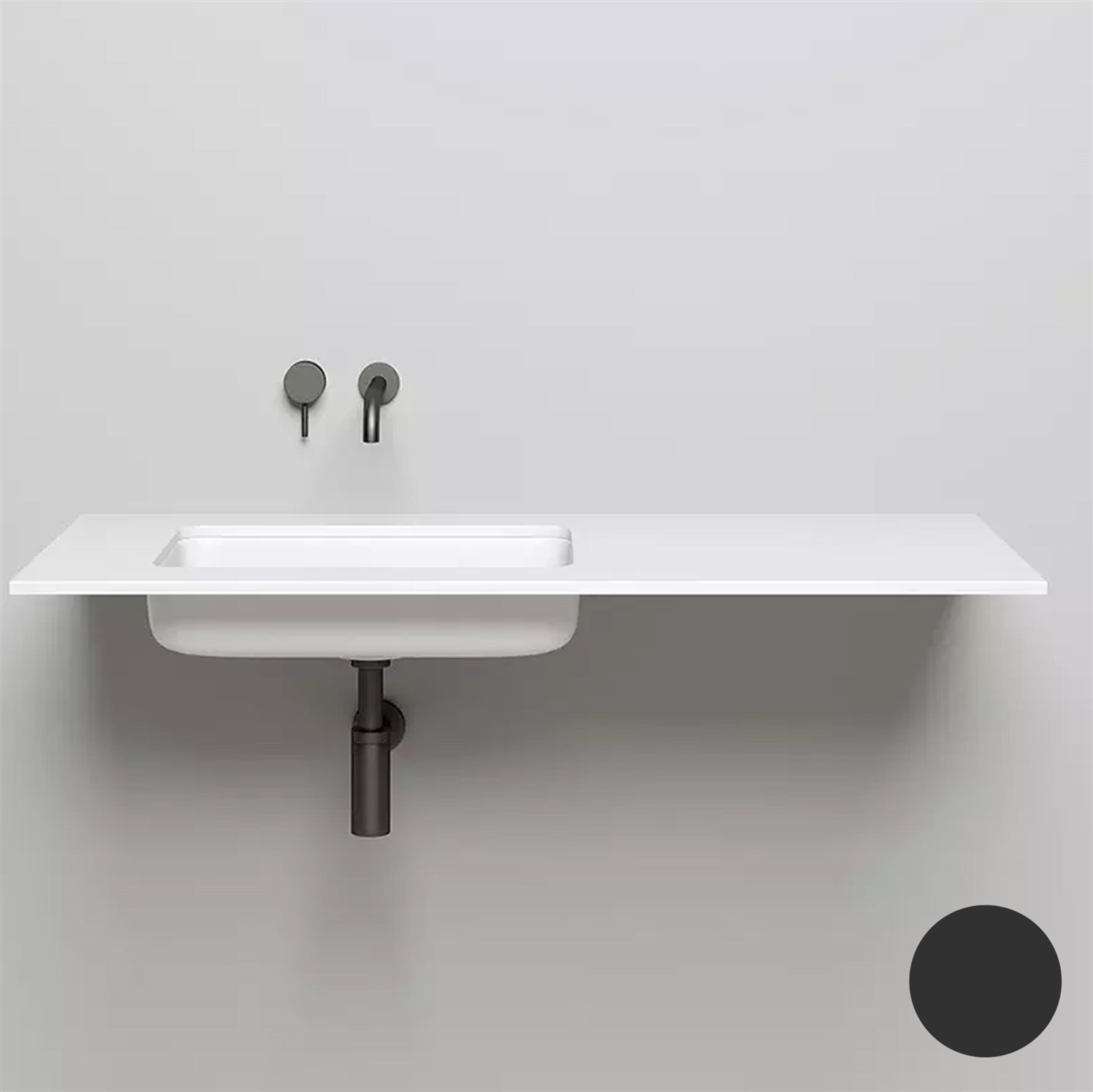 Salini Marea 09 S-Stone Раковина встраиваемая снизу 53х38 см, матовый цвет: RAL 1802209MF