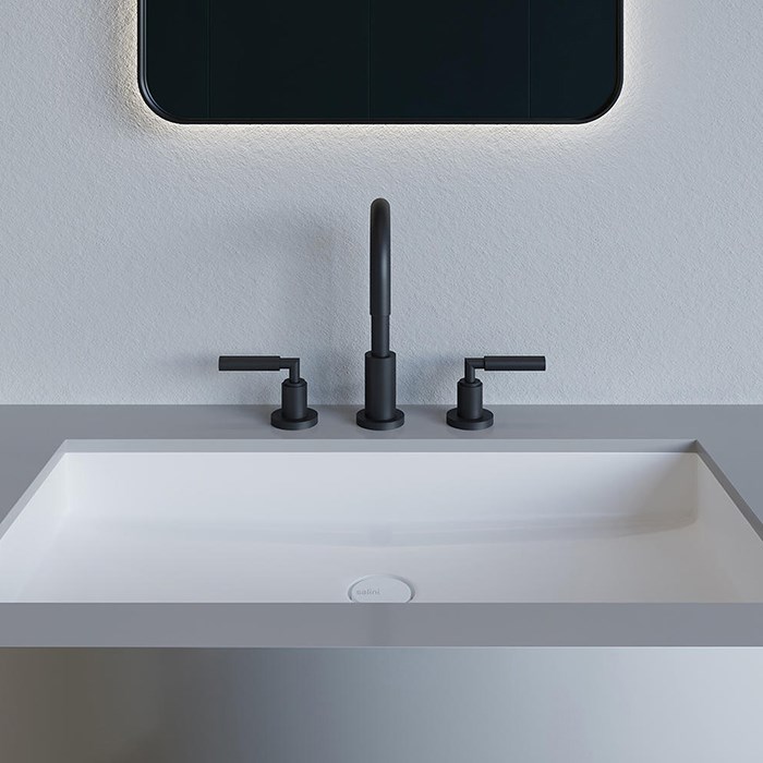 Salini Marea 10 S-Stone Раковина встраиваемая снизу 74,7х40 см, цвет белый матовый 1802210M