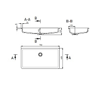 Salini Marea 10 S-Stone Раковина встраиваемая снизу 74,7х40 см, цвет белый матовый 1802210M