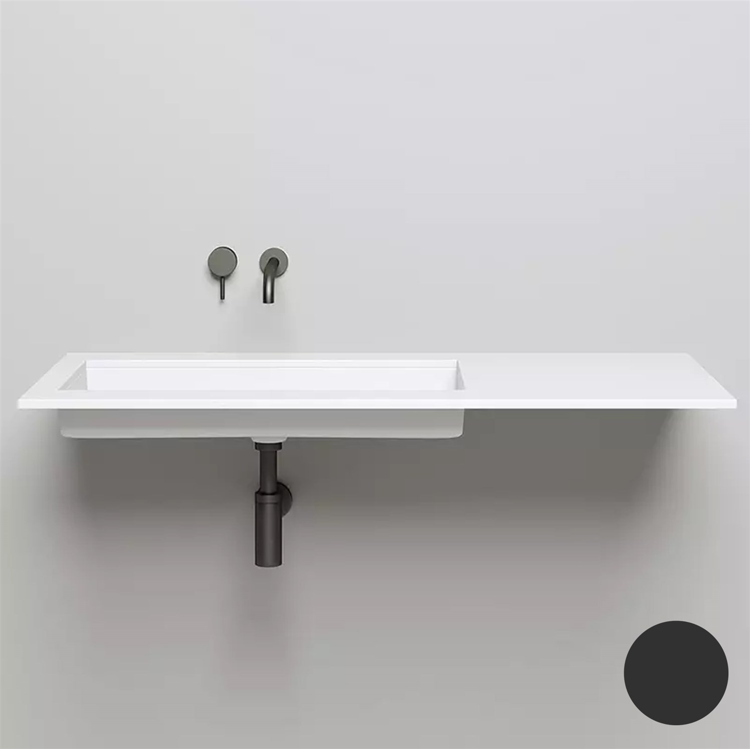 Salini Marea 10 S-Stone Раковина встраиваемая снизу 75х40 см, матовый цвет: RAL 1802210MF