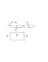 Salini Marea 10 S-Stone Раковина встраиваемая снизу 75х40 см, матовый цвет: RAL 1802210MF