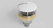 Salini D 401 Донный клапан для ванны из S-Sense, Click-Clack цвет: белый матовый 151201M