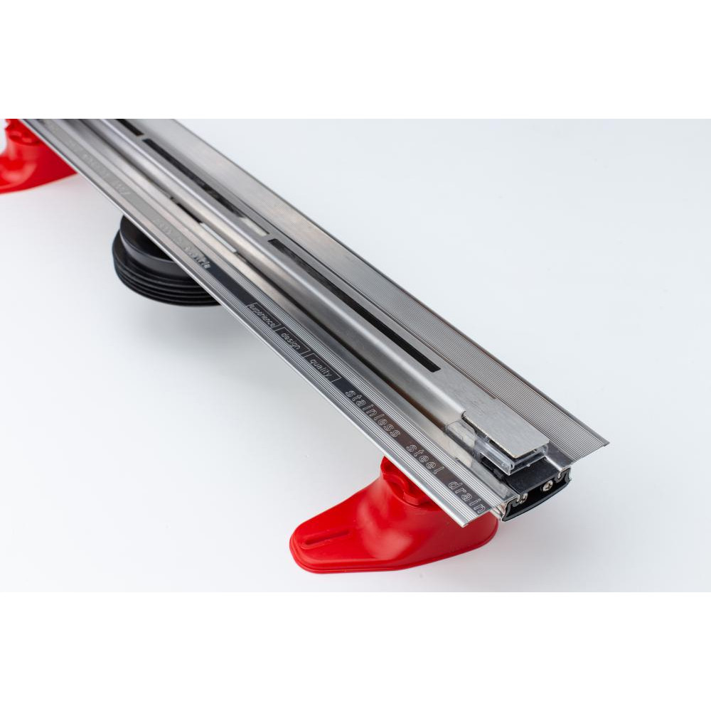 Berges Super Line Желоб для водостока 58х22h, цвет матовый хром 090080