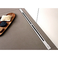 Berges Super Line Желоб для водостока 58х22h, цвет матовый хром 090080