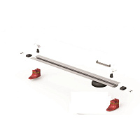 Berges Super Line Желоб для водостока 58х22h, цвет матовый хром 090080