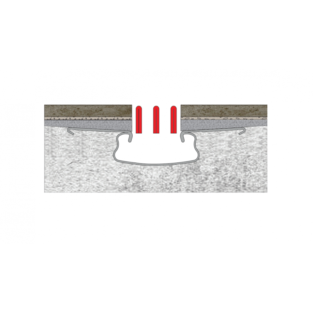 Berges Super Slim Желоб для водостока хh, цвет золото глянец 092155