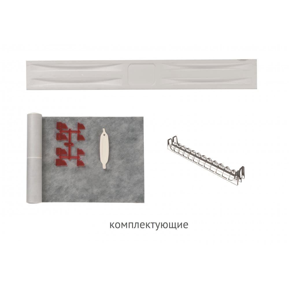 Berges Super Slim Желоб для водостока 123х22h, цвет хром глянец 090084