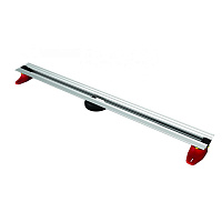 Berges Super Slim Желоб для водостока 123х22h, цвет хром глянец 090084