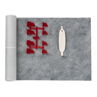 Berges Super Slim Желоб для водостока 43х22h, цвет хром глянец 091077