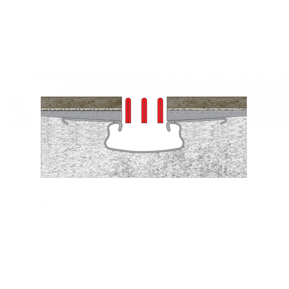 Berges Super Slim Желоб для водостока 83х22h, цвет золото глянец 092054