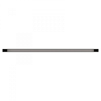 Berges Super Slim Желоб для водостока 83х22h, цвет черный матовый 095054