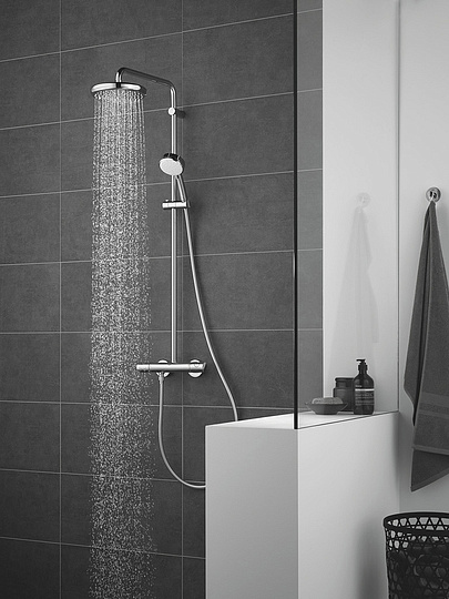 Grohe Tempesta Верхний душ 21х21хh6,4 см, цвет: хром глянцевый 26409000