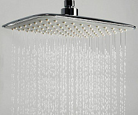 Wasserkraft Верхний душ 25х19хh6,2 см, цвет: хром A031