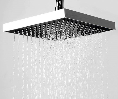 Wasserkraft Верхний душ 20х20хh6,4 см, цвет: хром A028