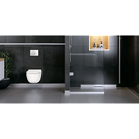 Berges Wall Желоб для водостока 100х21,6h, цвет хром глянец 091157