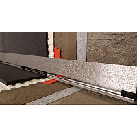 Berges Wall Желоб для водостока 60х32,3h, цвет матовый хром 090056