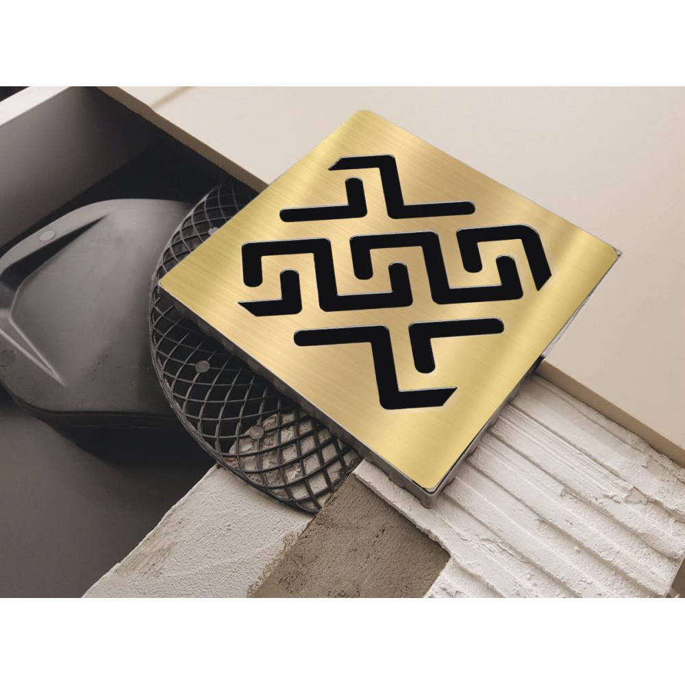 Berges Platz Antik Трап водосток 36,7х15,1h, цвет бронза 094161