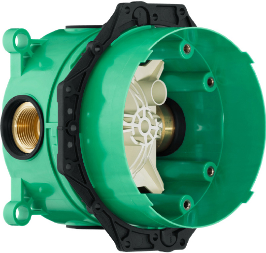 Hansgrohe Croma Select S Душевой комплект: термостат, верхний душ 2 режима 19 см, лейка, цвет: хром 27295000