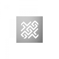 Berges Zentrum Antik Трап водосток 21х15,5h, цвет матовый хром 090365