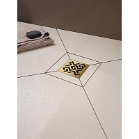 Berges Zentrum Antik Трап водосток 21х15,5h, цвет бронза 094365