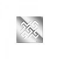 Berges Zentrum Antik Трап водосток 19х21h, цвет хром глянец 091465