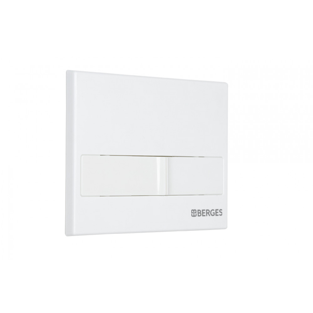 Berges Novum Панель смыва, цвет белый 040011