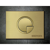 Berges Novum Панель смыва, цвет бронза 040028