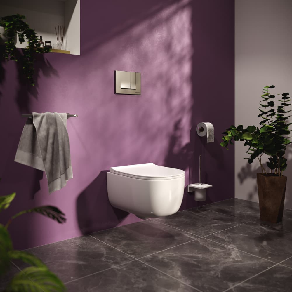 Berges Novum Панель смыва, цвет хром глянец 040043