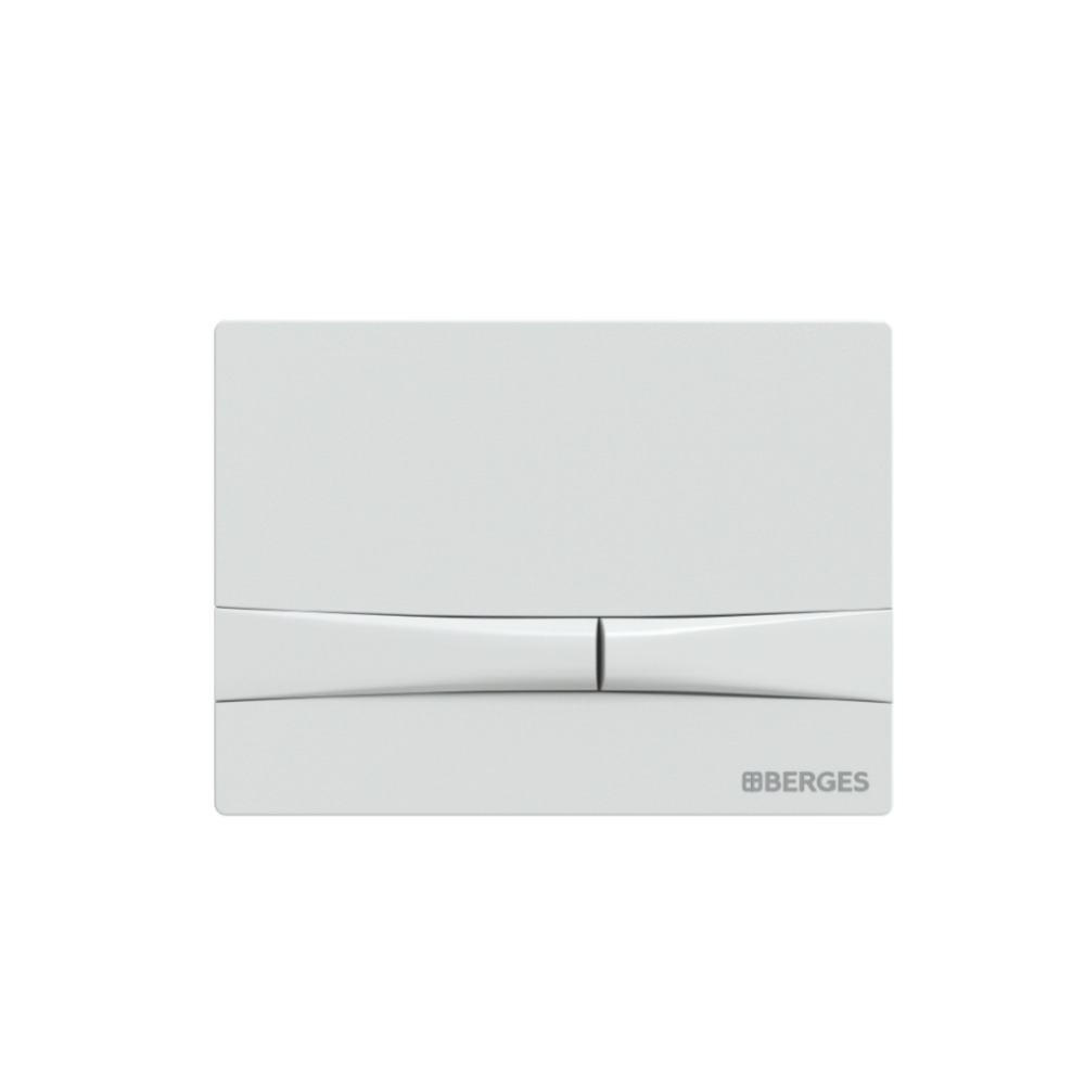 Berges Novum Панель смыва, цвет белый 040051