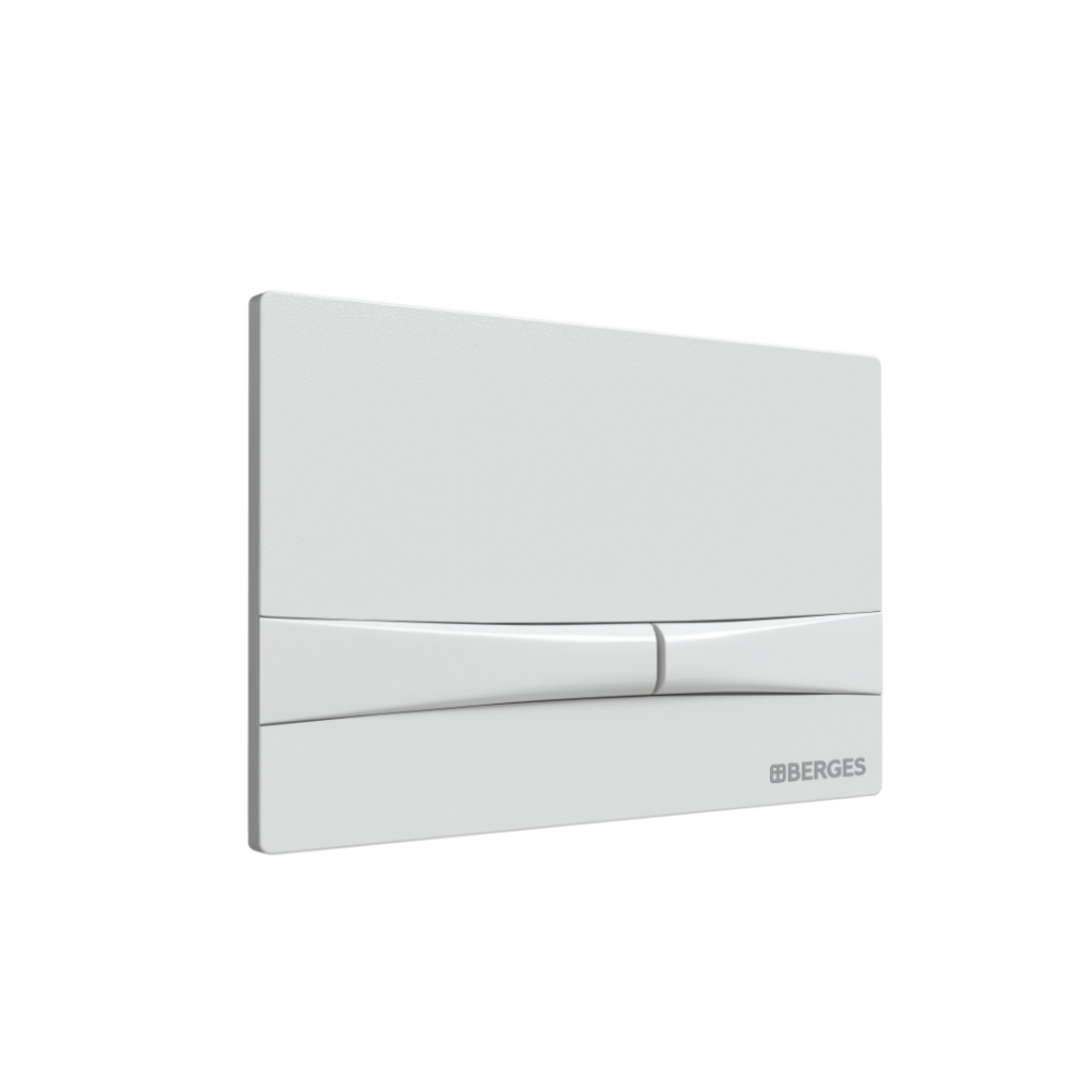 Berges Novum Панель смыва, цвет белый 040051