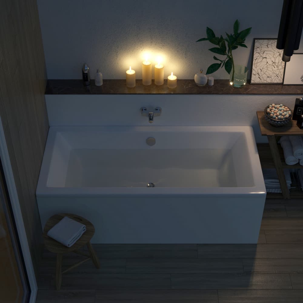 Berges Tari Ванна акриловая 180х80х46h, цвет белый 050029