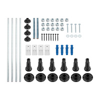 Berges Tari Ванна акриловая с каркасом 180х80х46h, цвет белый 050031