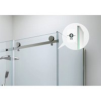 Berges Gelios Душевой уголок 120х195h, цвет хром сильвер 061001