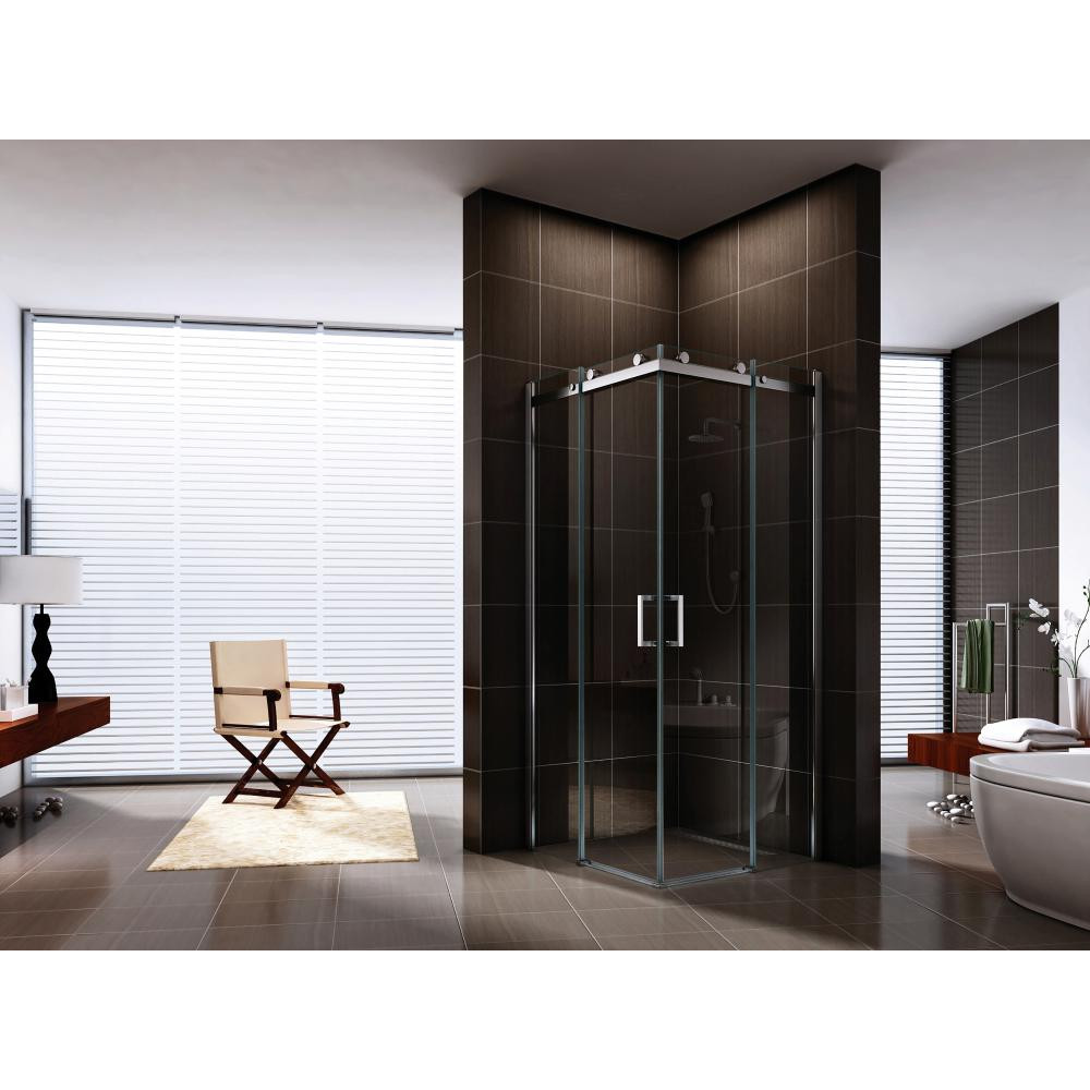 Berges Gelios Душевой уголок 100х195h, цвет хром сильвер 061027