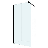 Berges Sky Black Душевая стенка 800 80х200h, цвет черный матовый 064008