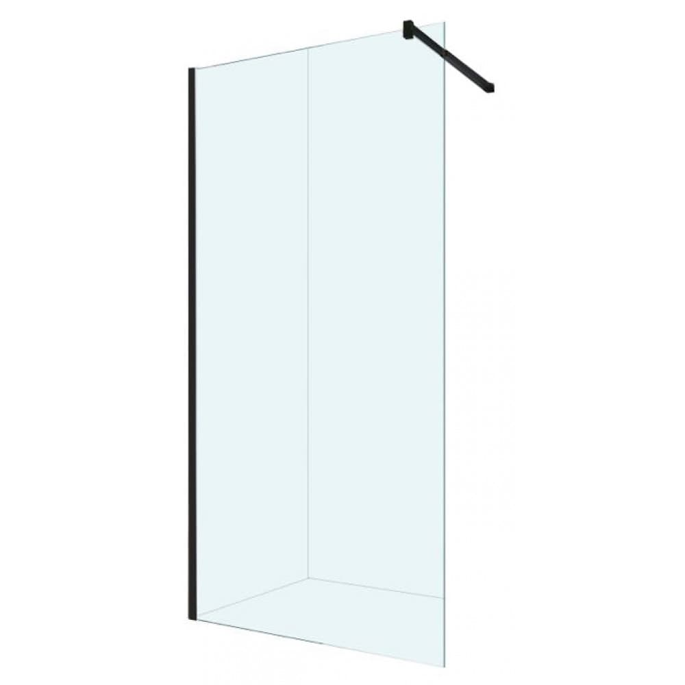 Berges Sky Black Душевая стенка 1000 100х200h, цвет черный матовый 064010
