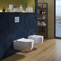 Berges Ego Xl Подвесной унитаз 54х33h, с сиденьем, цвет: белый 082118