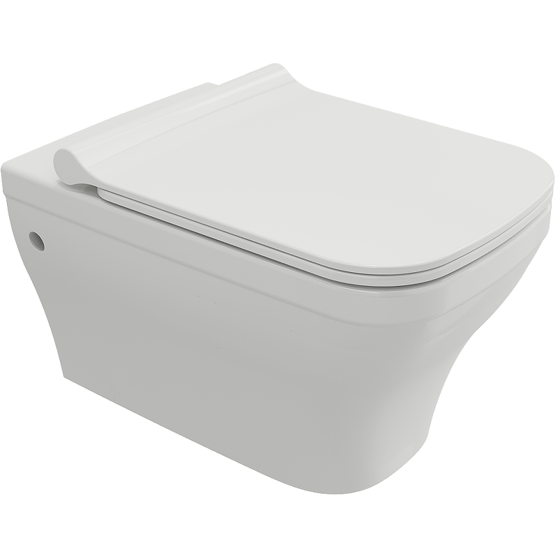 Berges Strati Подвесной унитаз 53,5х32h, цвет белый 082132