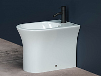 Ceramicanova Star Биде напольное 36х55 см, c переливом, цвет: белый глянцевый CN1906