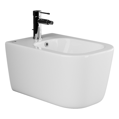 Ceramicanova New day Биде подвесное 35х51 см, c переливом, цвет: белый глянцевый CN3006