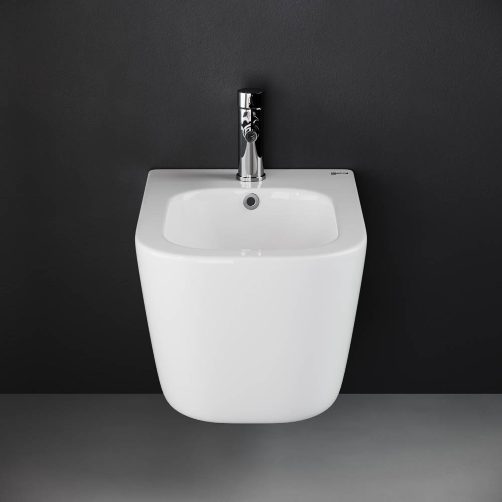 Ceramicanova New day Биде подвесное 35х51 см, c переливом, цвет: белый глянцевый CN3006