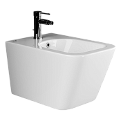 Ceramicanova Metric Биде подвесное 34,5х51 см, c переливом, цвет: белый глянцевый CN3008