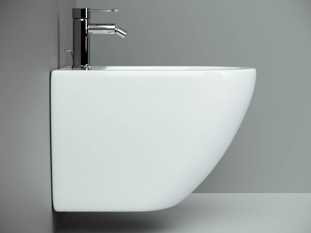 Ceramicanova Metropol Биде подвесное 37х49 см, c переливом, цвет: белый глянцевый CN4003